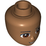 Lego hlava, tělová tmavší (6034812)